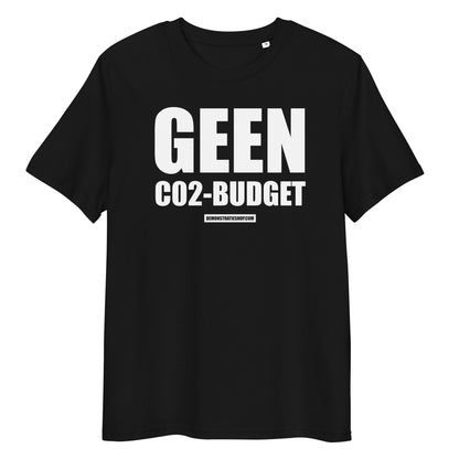 GEEN CO2-BUDGET T-shirt